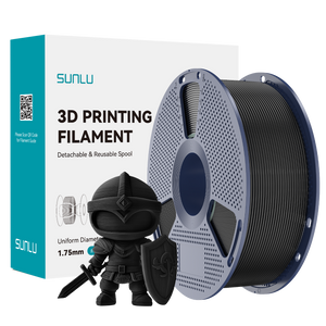 Sunlu PLA+ Filament — Black 1 kg spool