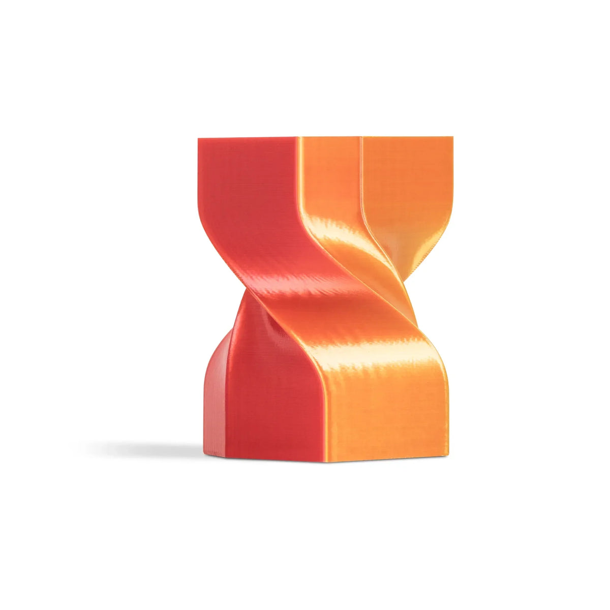 Snapmaker Silk Dual-Color PLA Filament in Sunset Ember — spool, view 3