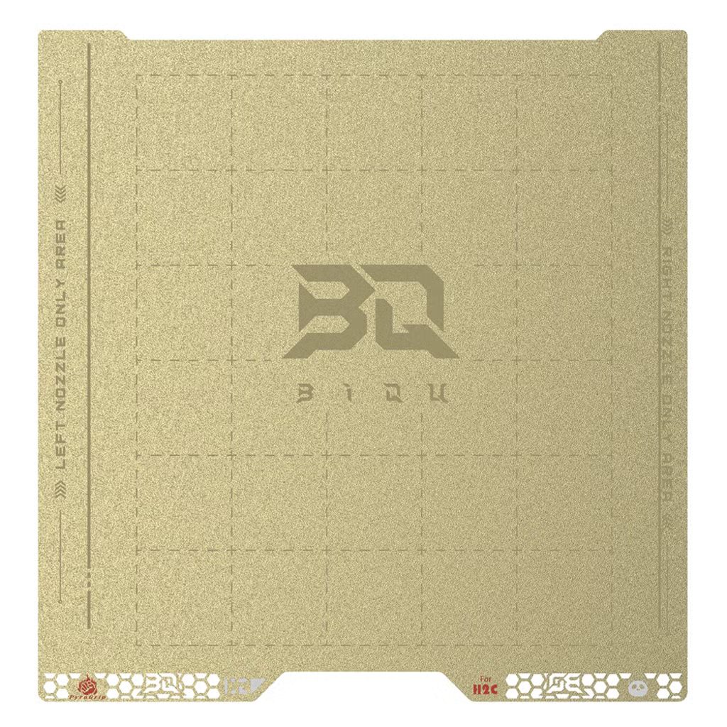 BIQU Pyrogrip Build Plate 346MM x 355MM for Bambu Lab H2D/H2S/H2C Printers