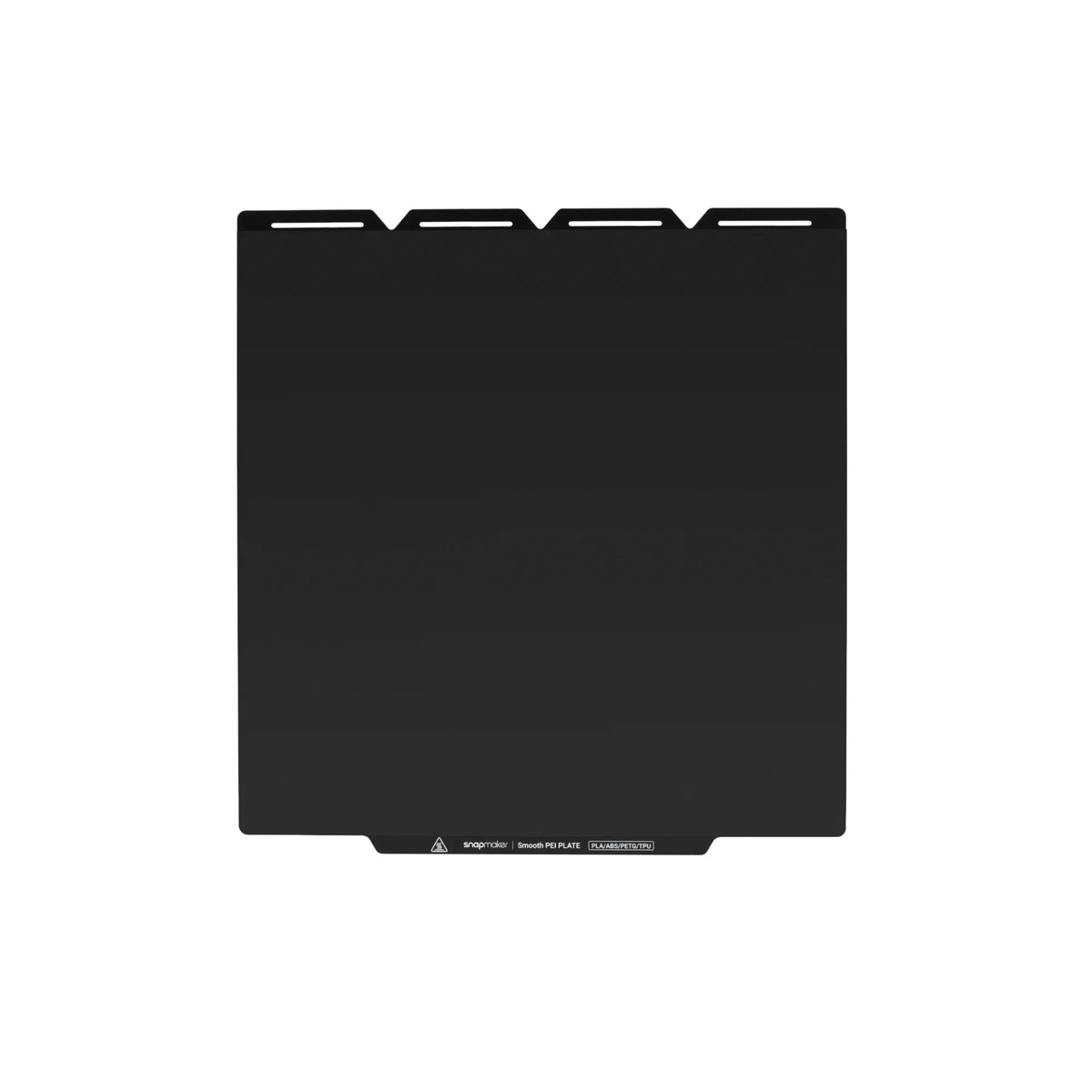 Snapmaker U1 Smooth PEI Build Plate — flat smooth PEI surface shown from above