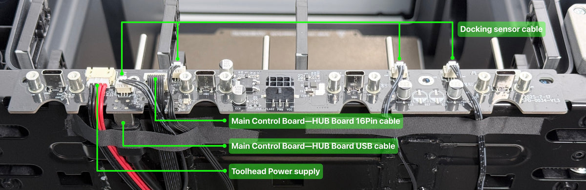 Snapmaker U1 Spare-Parts, Hub Board Cables